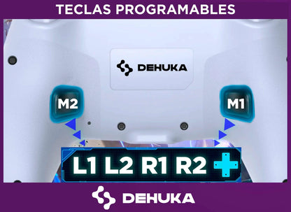 Joystick Inalámbrico Bluetooth Compatible Con Ps5 Slim Pro Control Inalambrico Pc Gamer Retroiluminación Ajustable Y Doble Vibración