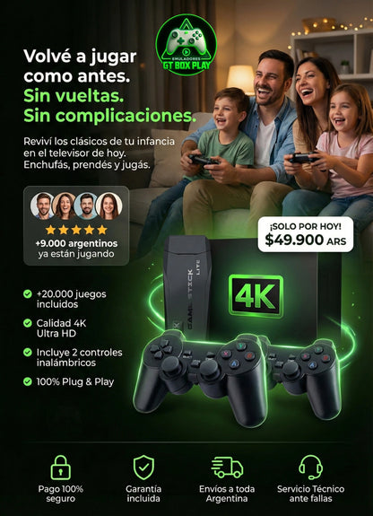 CONSOLA RETRO GAME STICK 4K (2026)