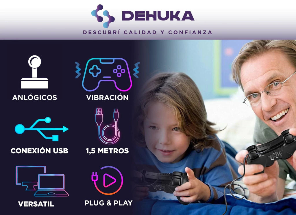 Joystick Mando Usb Gamepad Inalambrico Usb