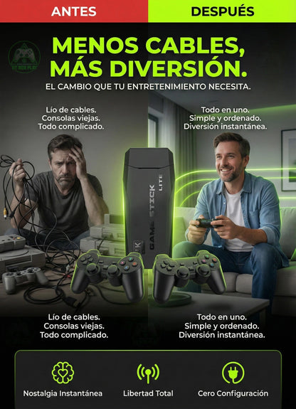 CONSOLA RETRO GAME STICK 4K (2026)