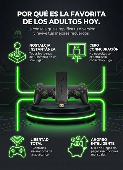 CONSOLA RETRO GAME STICK 4K (2026)