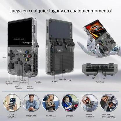 CONSOLA RETRO PORTATIL R36S (2026)