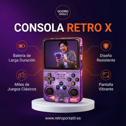 CONSOLA RETRO PORTATIL R36S (2026)