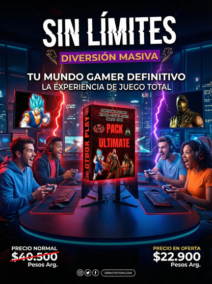 PACK ULTIMATE - PS2/PS3/NINTENDO SWITCH