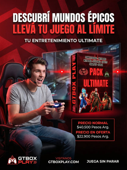 PACK ULTIMATE - PS2/PS3/NINTENDO SWITCH