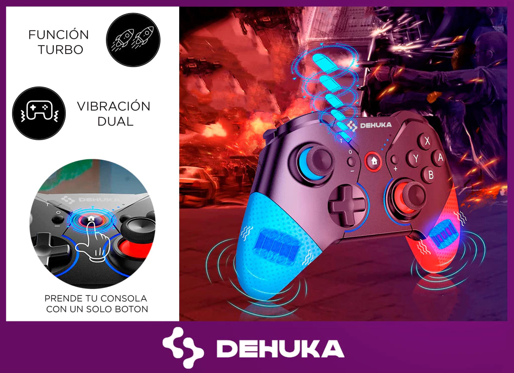 Joystick Inalámbrico Estilo Nintendo Switch Oled Control Pc Gamer Inalambrico Usb