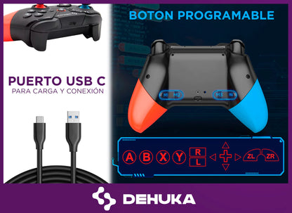 Joystick Inalámbrico Estilo Nintendo Switch Oled Control Pc Gamer Inalambrico Usb