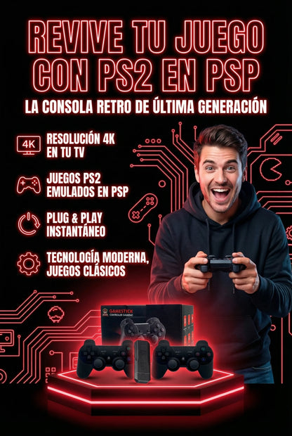 CONSOLA RETRO GAME STICK X2 PLUS (2026)