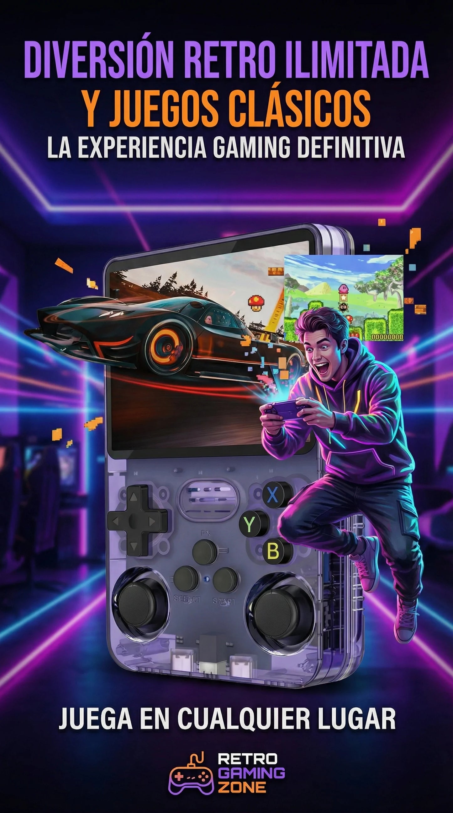 CONSOLA RETRO PORTATIL R36S (2026)