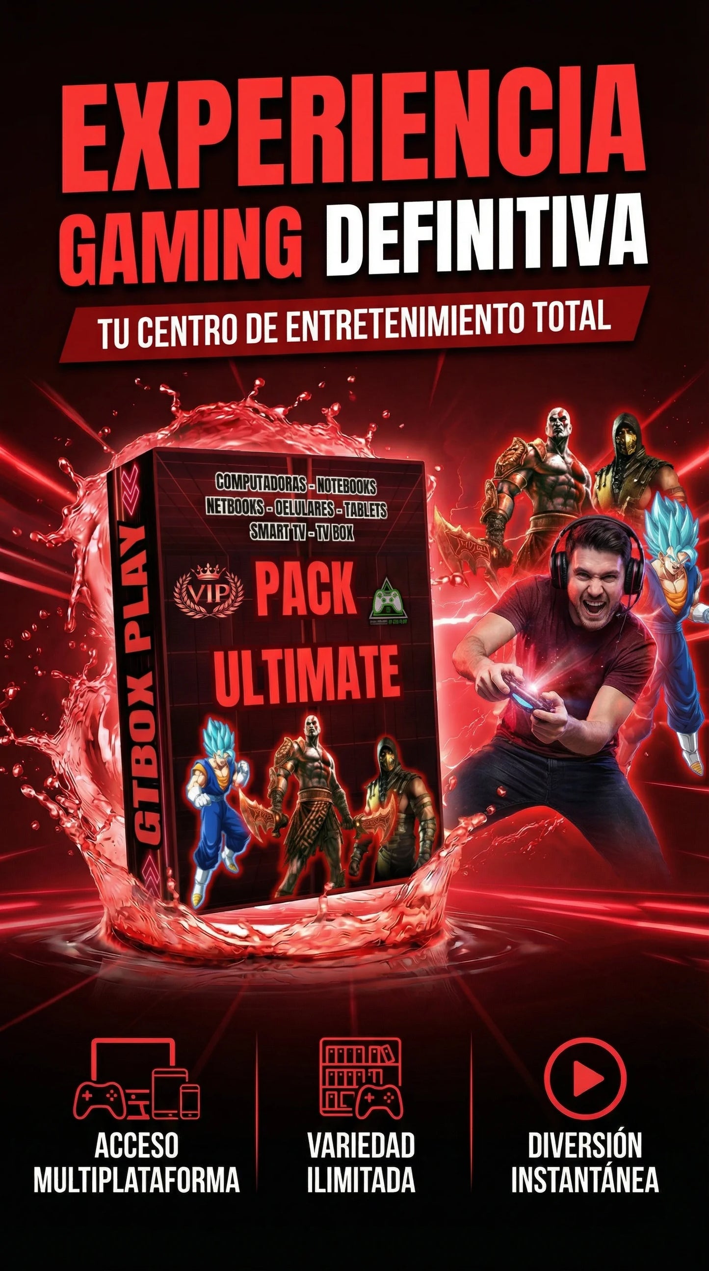 PACK ULTIMATE - PS2/PS3/NINTENDO SWITCH